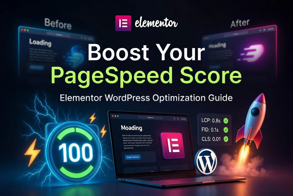 How to improve your Google Page Speed score in an Elementor WordPress site